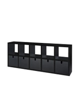 Polvara 2 Bookcase Black