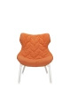 Foliage Trevira Armchair White Orange