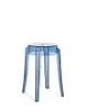 Charles Ghost 46 cm Stool Blue