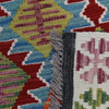 Wool kilim afghan rug multicolored 100365 140x100