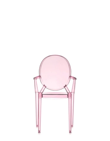 Loulou Ghost School Chair Pink
