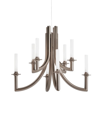 Khan Metal Matte Brown Chandelier