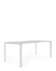 Four Large 190x90 cm Table White