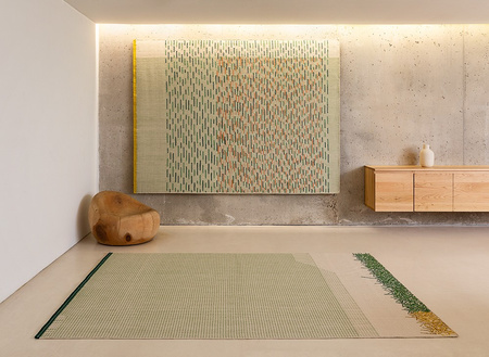 Gan Backstitch Busy Green Carpet