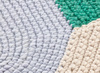 Gan Crochet Mono Blue Rug