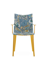 H.H.H. Upholstered Fabric Chair Mustard Ink-Ochre