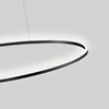 Lampa Wisząca Nemo Ellisse Mega Uplight 2700 K Czarny