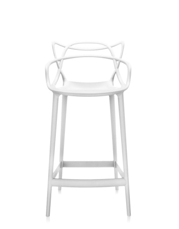 Masters Stool 65 cm Stołek Barowy Biały