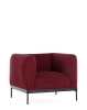 Asia Armchair (Bouclè) Maroon