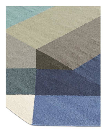 Gan Diamond Blue-Green Outdoor Carpet