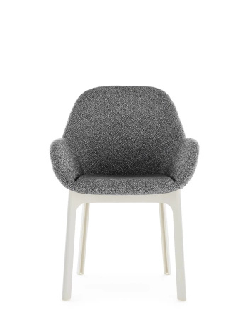 Clap Tissue Shirley Armchair White Gray