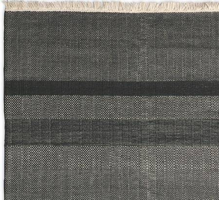 Nanimarquina Tres Texture Black Carpet