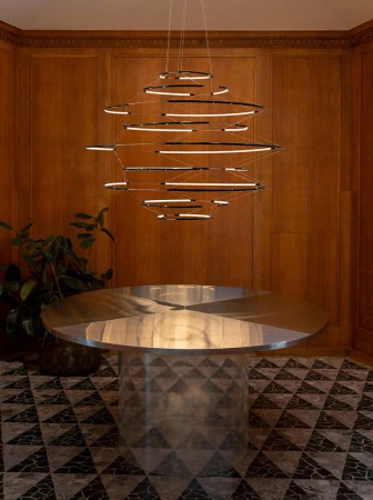 Nemo Drop 9 Gold Pendant Lamp