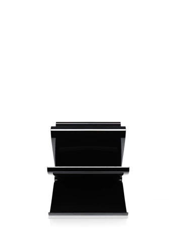 Front Page Newspaper Stand Black