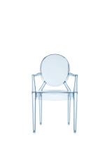 Loulou Ghost School Chair Blue