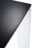 Four Square 128x128 cm Table White Black