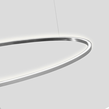 Lampa Wisząca Nemo Ellisse Triple 3000 K Polerowane Aluminium