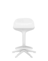 Spoon Bar Stool White