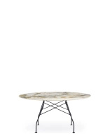 Glossy XXL Ø150 cm Symphonie Black Table