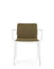Audrey Soft Noma Chair White Mustard