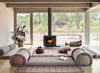 Dywan Gan Garden Layers Checks Terracotta