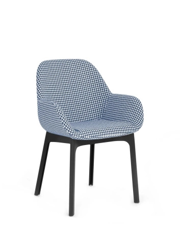 Clap Armchair Black Blue