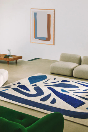 Toulemonde Bochart Alpha Bleu Carpet