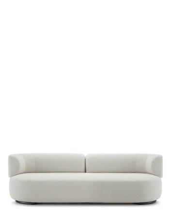 K-Waiting Bouclé Sofa White