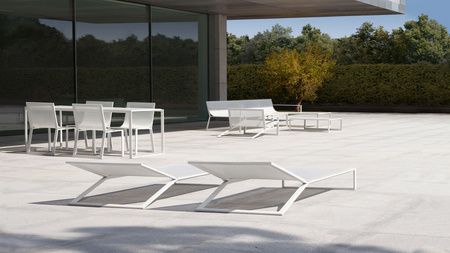 Gandiablasco Blau Chaise Lounger