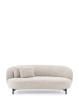 Lunam Curly Sofa White