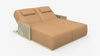 Gandiablasco Bosc Double Chaise Lounger