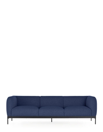 Asia Sofa Three-Seater (Bouclè) Blue
