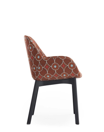 Clap Rubelli Armchair Black Brown
