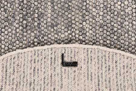 Rezas Bubbles Antracite Round Rug R-1910