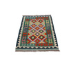 Dywan wełniany kilim afgański wielokolorowy 100025 133x78