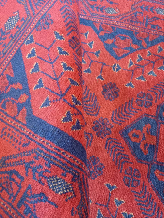 Afghan Khan Wool Carpet 081 x 122 119526
