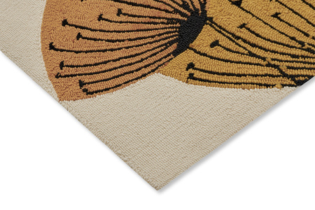 Dywan Sanderson Dandelion Clocks Ochre Silver 445803