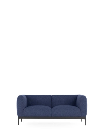 Asia Sofa Two-Seater (Bouclè) Blue