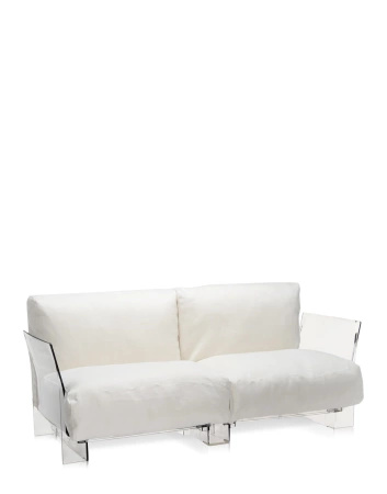 Pop Outdoor Two-Seater Sunbrella Sofa White