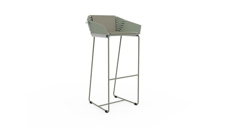 Gandiablasco Textile High Bar Stool