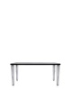 Top Top Glass 160x80 cm Stół Czarny
