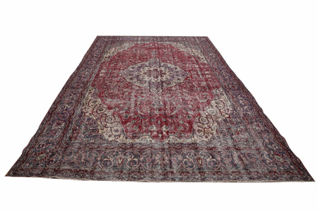 Wool Vintage Iranian Rug Unique 12217 240 x 369
