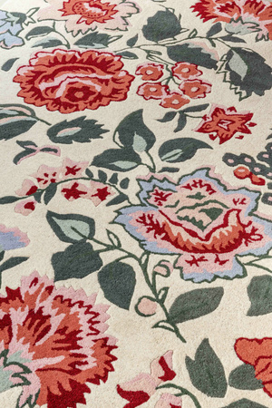 Dywan Laura Ashley Wendling Floral Poppy Red 083100