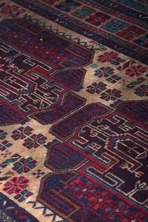 Belutch Afghan Wool Rug 128536 85x135