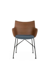 Q/Wood Soft Chair Dark Wood FSC™ Blue