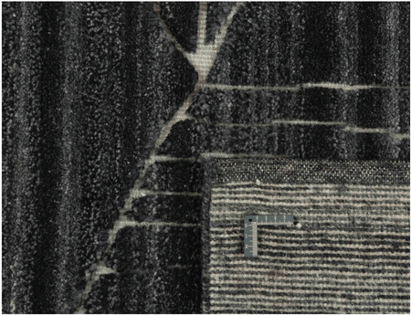 Landscape Fields Charcoal rug