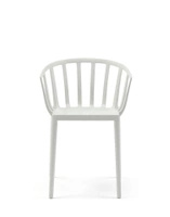 Venice Mat Chair White Matte