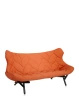 Foliage Trevira Sofa Black Orange