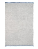 K-Lim Gray Rug with Blue Tassels 240x360
