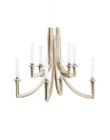 Khan Metal Bronze Shiny Chandelier